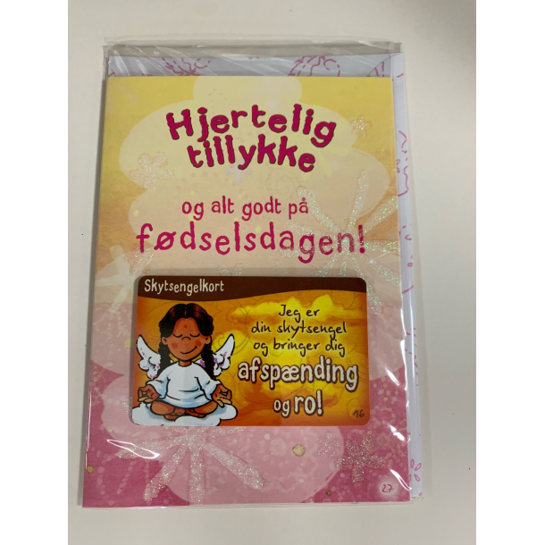 Skytsenglekort, Hjertelig tillykke
