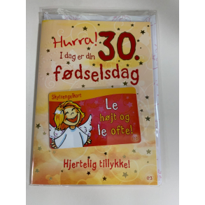 Skytsenglekort, Hurra 30. fdselsdag