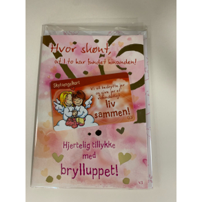 Skytsenglekort, Tillykke med brylluppet