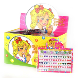 Smykkest m. ringe m. hjerter