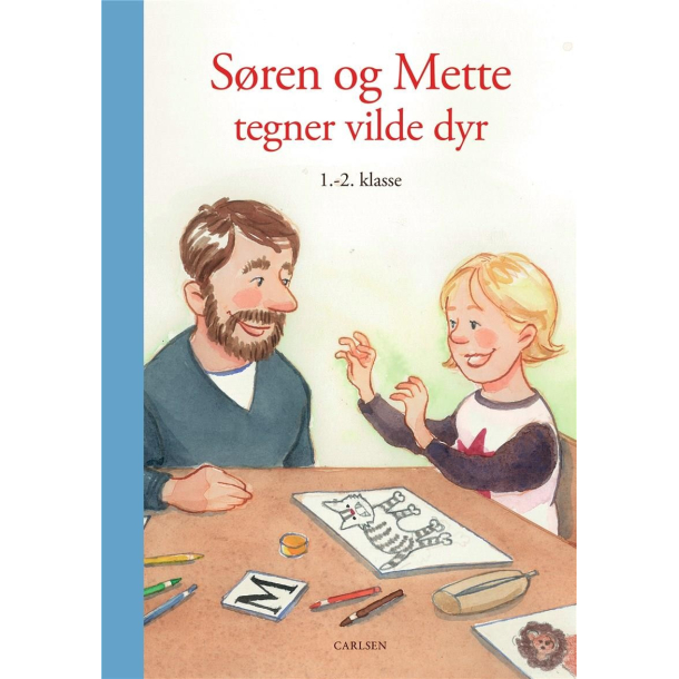 Sren og Mette tegner vilde dyr