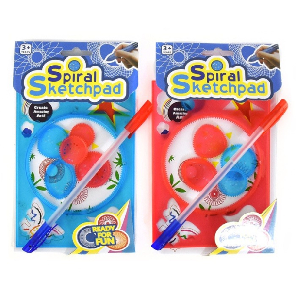 Spiral Sketchpad - Tegneskabelon