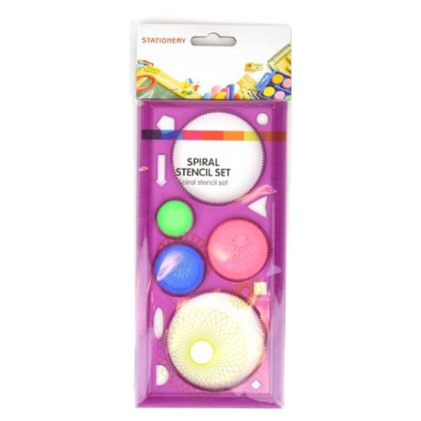 Spiral tegnest plast, lilla