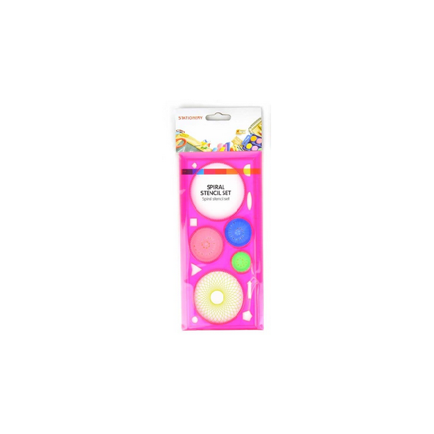 Spiral tegnest plast, pink