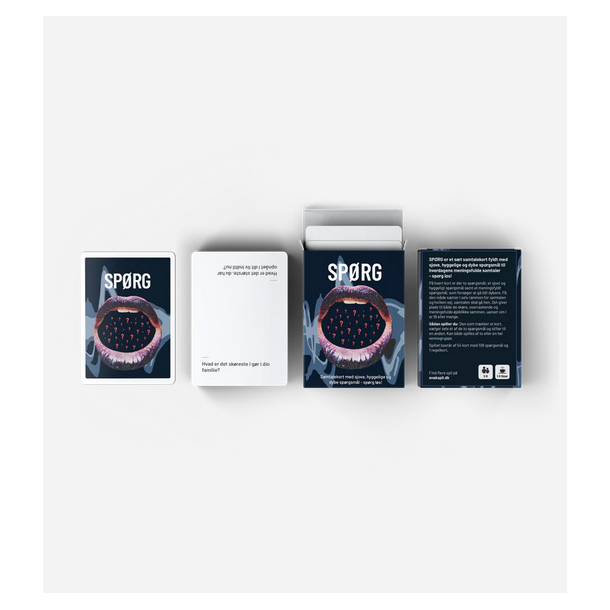 SPRG - Samtalekort med sjove, hyggelige og dybe sprgsml - sprg ls! 