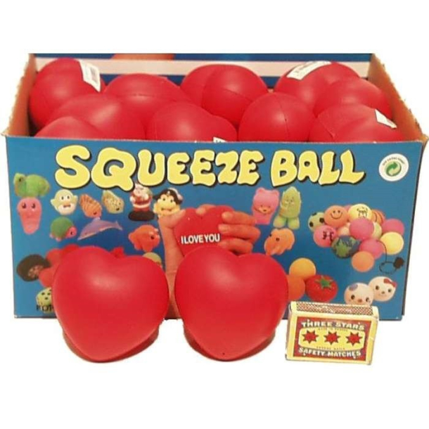 Squeeze hjerte 7,5cm