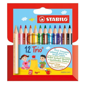 Stabilo farveblyanter TRIO 12 stk.
