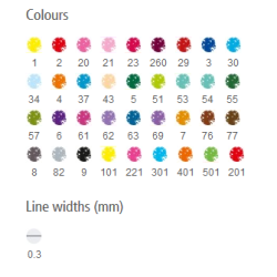 Staedtler Triplus fineliner 0,3mm 36 stk.