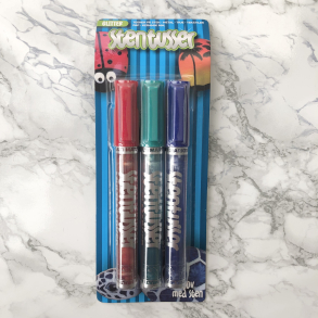 Stentusser, 3x30 ml, rd-grn-bl, Glitter