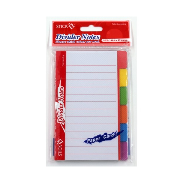 Stick'n selvklbende divider notes