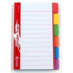 Stick'n selvklbende divider notes