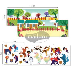 Stick Story, ske, heste