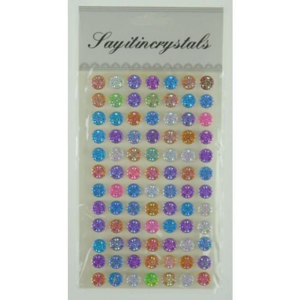 Stickers pop up, multifarvet mandala