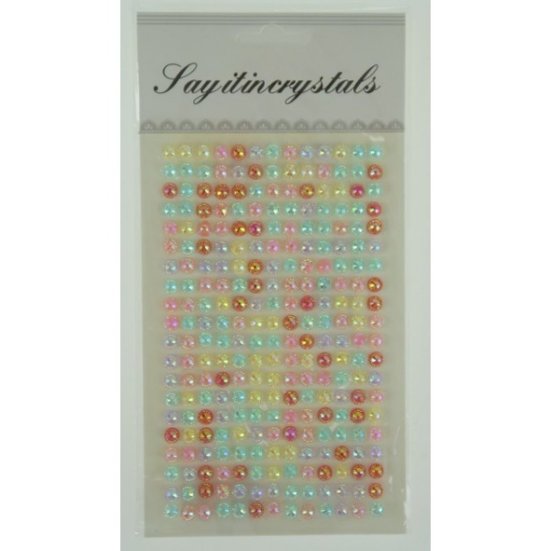 Stickers pop up, pastelfarvet