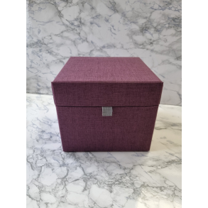 Stof bekldt ske, lilla