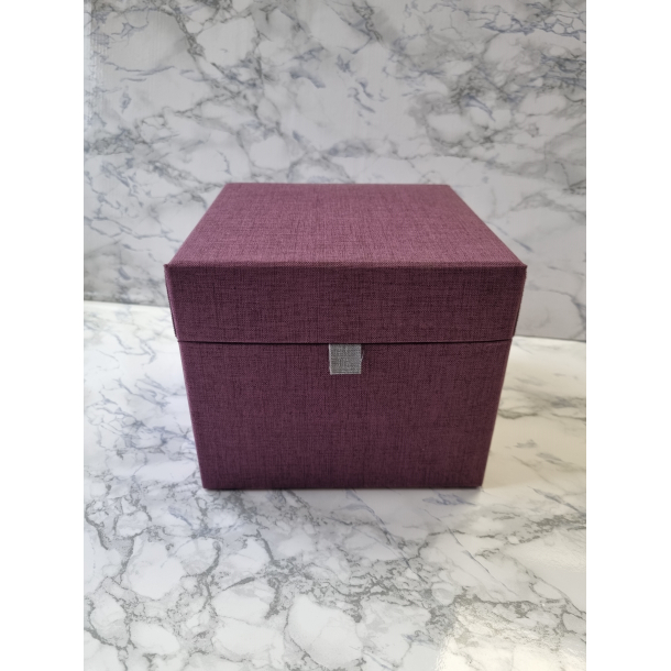 Stof bekldt ske, lilla