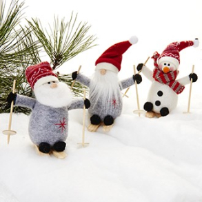 Stof nisser og snemnd p ski, 13cm
