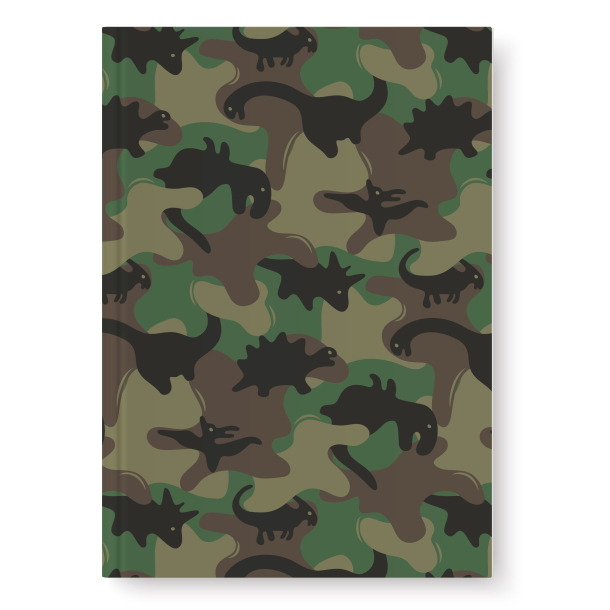 Strkbart bogomslag, A4, Army Dino