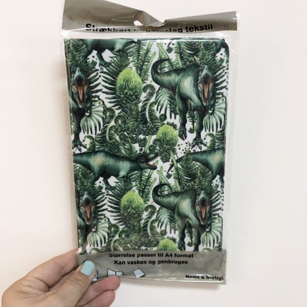 Strkbart bogomslag, A4, Grn dinosaur