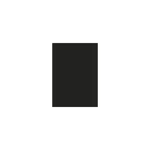 Strkbart bogomslag, A4, Sort