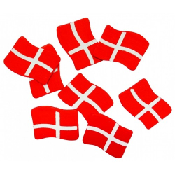 Strgflag i tr, 50 stk.