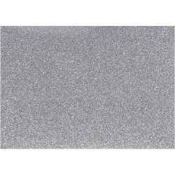 Strygestof, slv, glitter, 1ark