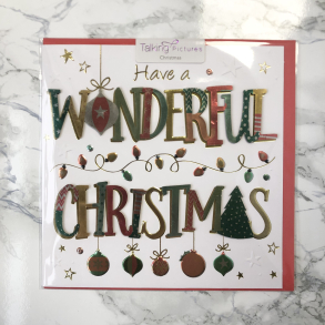 Talking iIctures Christmas, Julekort, Have A Wonderful Christmas