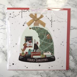 Talking Pictures Christmas, Julekort, Snekugle m. hunde