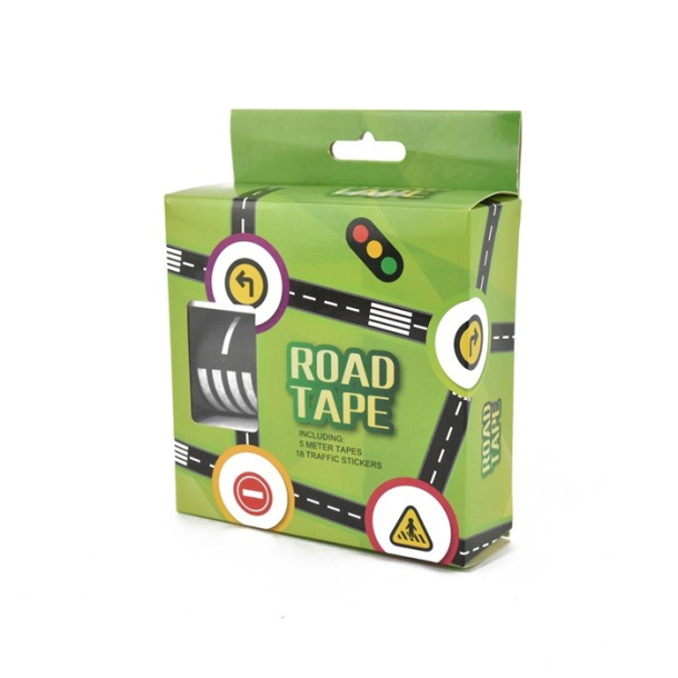 Bilbane tape med klistermrker