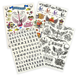 Tattoo sticker album, 200 stk.