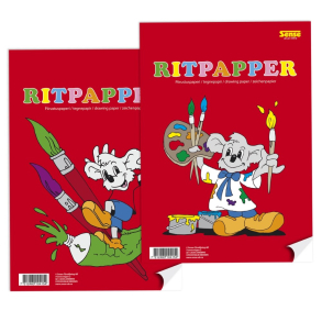 Tegnepapir, A4, hvidt, 800g