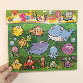 Tegneskabelon - Havvdyr