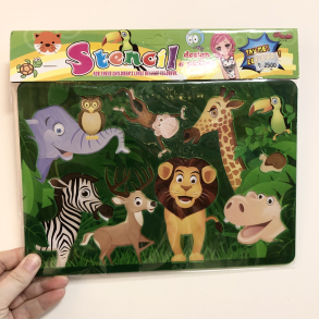 Tegneskabelon - Jungledyr