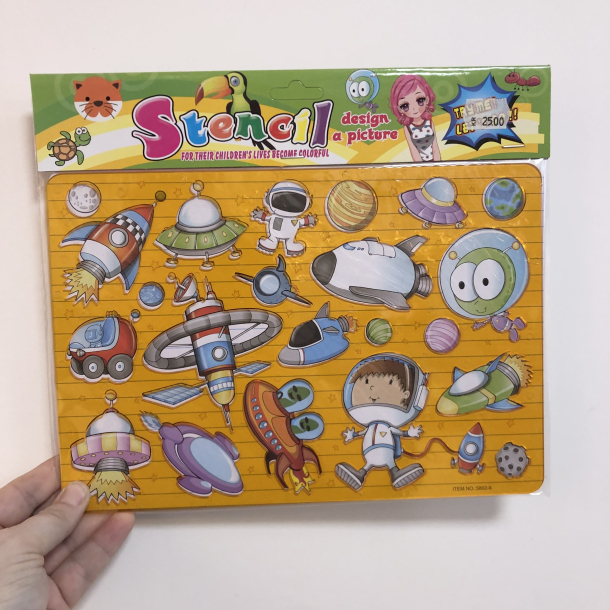 Tegneskabelon - Rummet