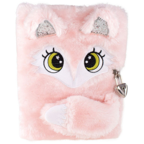 Tinka Dagbog m/ls, rosa, plys, rv