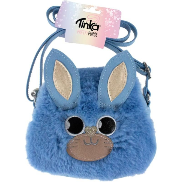 Tinka Pretty Purse, Taske Plys m. kanin, lys bl
