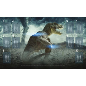 Tinka skriveunderlag, Dinosaur m. gangetabel