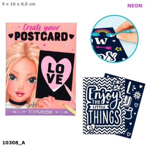 TOPModel Create your Postcard, velvet