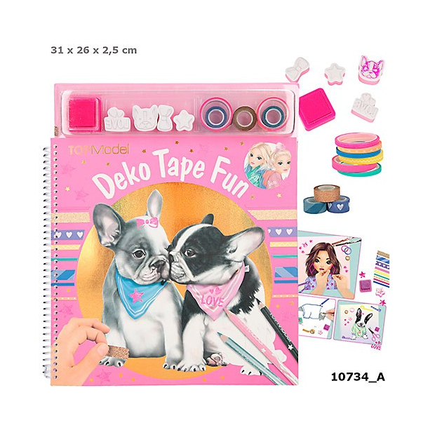 TOPModel Deko Fun Malebog - Hund