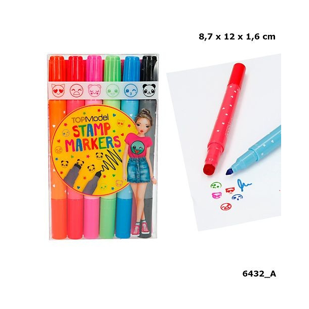 TOPModel Emojis Tuscher m/stempel
