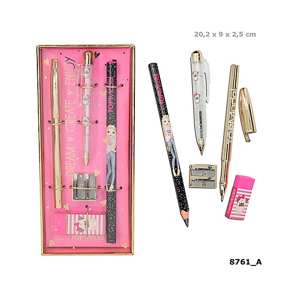 TOPModel Gavest m/skriveartikler Gold