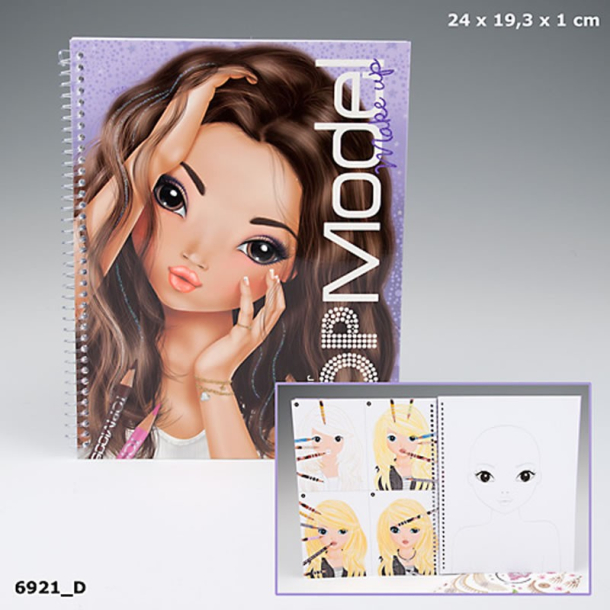 TOPModel make up brunette