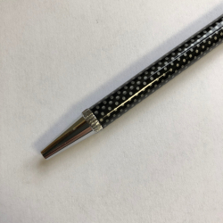 Touch pen, sort med slv prikker