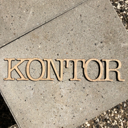 Tr skilt - KONTOR