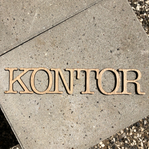 Tr skilt - KONTOR