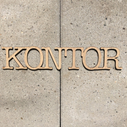 Tr skilt - KONTOR