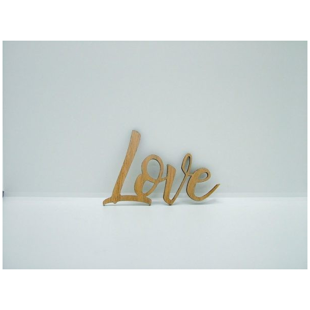 Tr skilt - Love