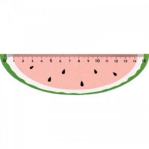 Trlineal 15cm, Vandmelon