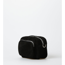 Treats Karla taske Suede Black KUN ONLINE