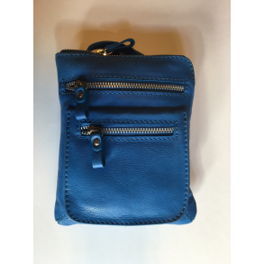 Treats lille skuldertaske bl� KUN ONLINE